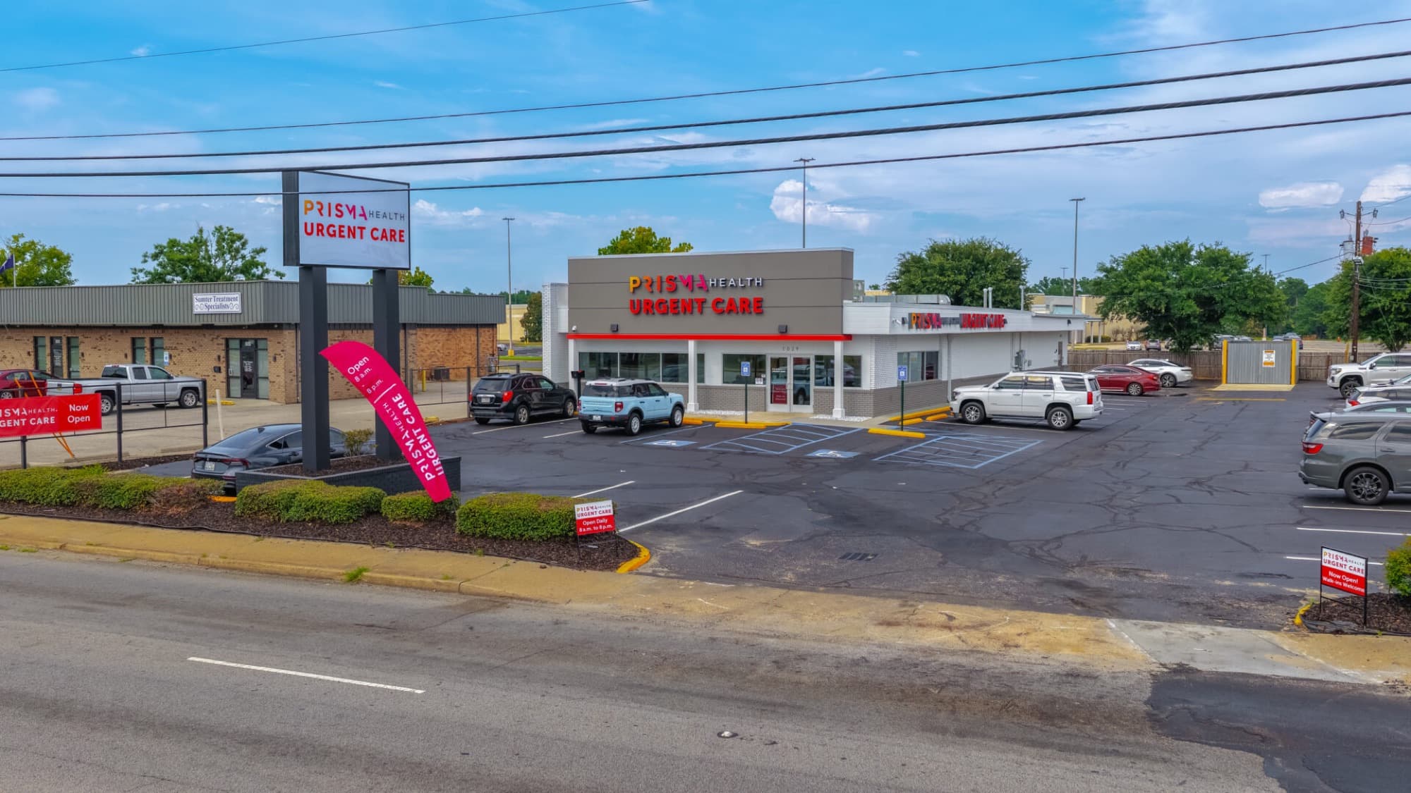 Aerial of the Sumter urgent care site